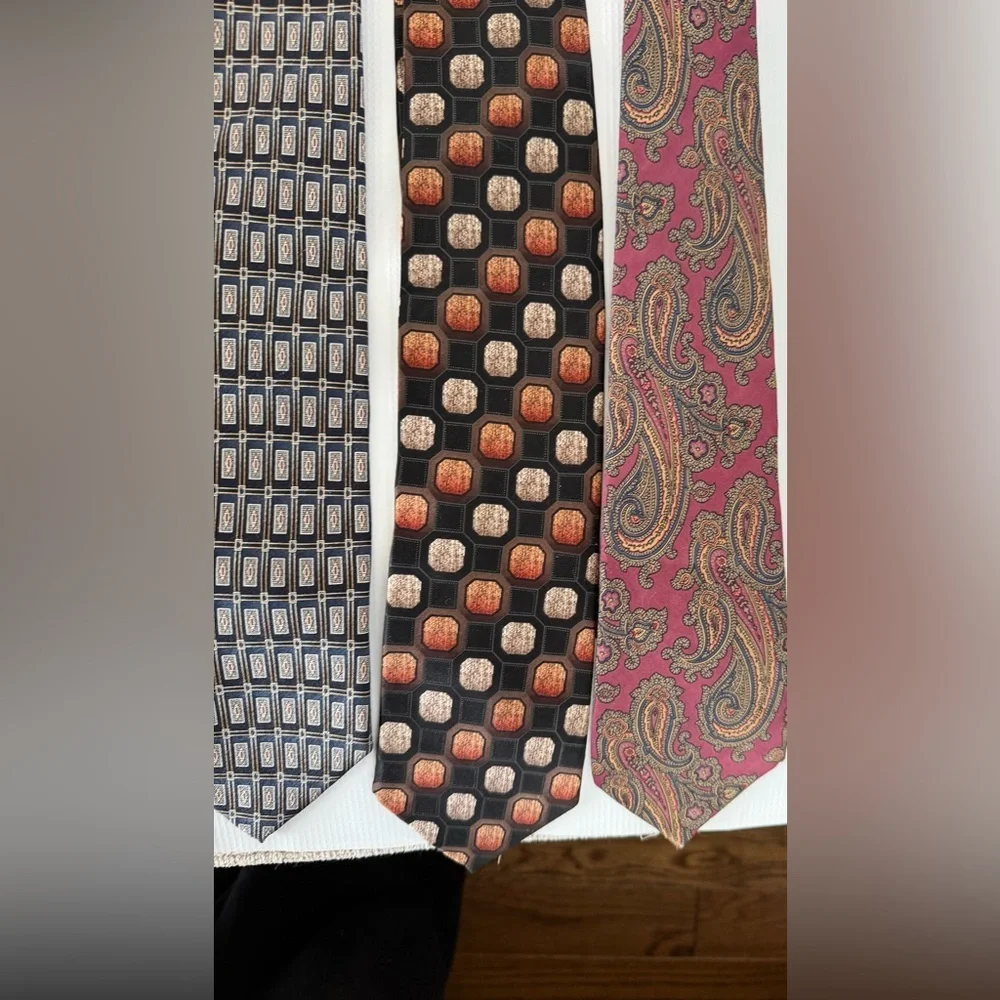 Elegant Men's Tie Collection - Multicolor 7 Silk Ties